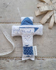 quilted prayer comfort cross forget me not copyright spring renee
