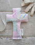 quilted prayer comfort cross forget me not copyright spring renee